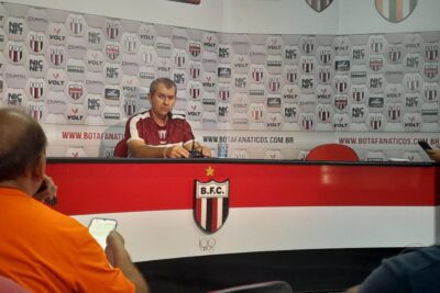 Tencati vê Botafogo-SP com ritmo “um pouco” abaixo que Fortaleza e traça meta na Série B